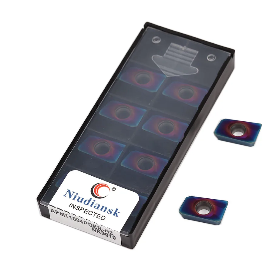 APMT1135PDER M2 APMT1604PDER H2 M2 NK9010 طحن تحول أدوات كربيد إدراج آلة خرط تعمل بالتحكم الرقمي بواسطة الحاسوب شفرات قاطعة نانو الأزرق لهب القاطع