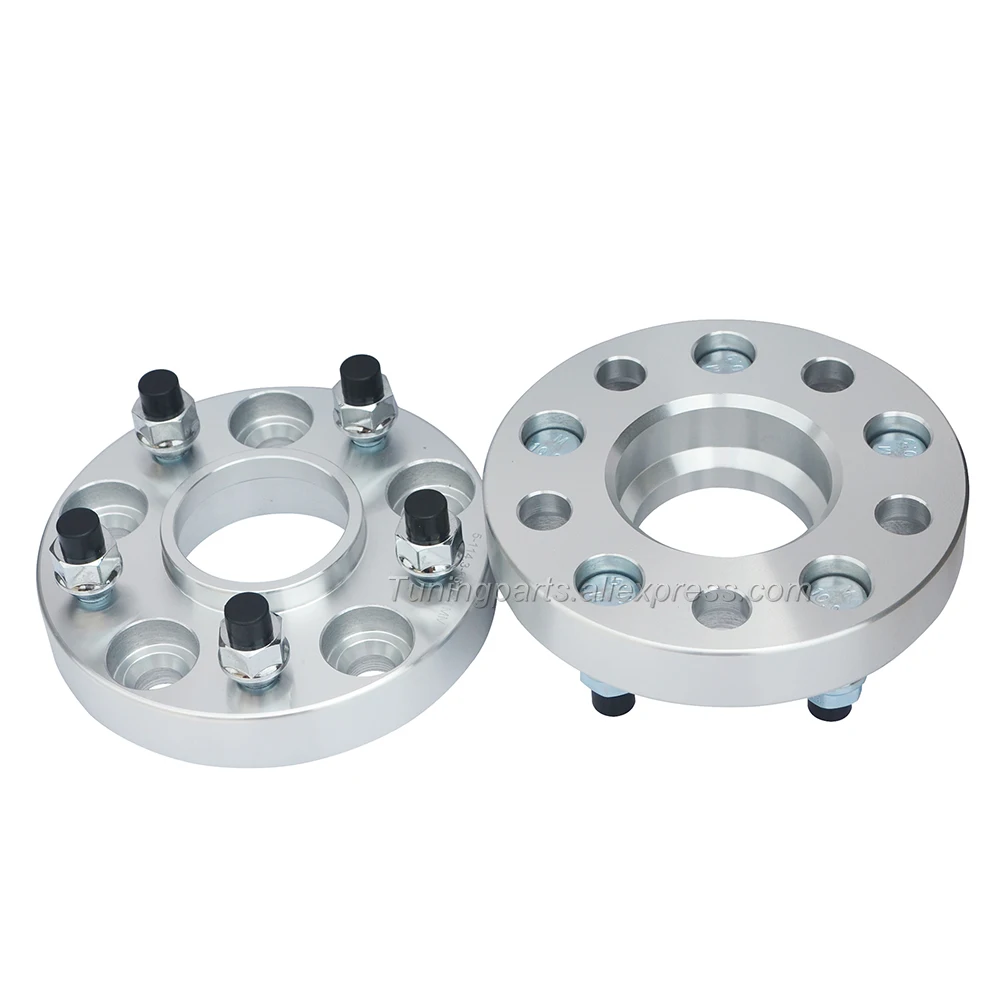 Customization Adjust wheel hub position Car Wheel Hub Spacer 5x108 63.4 12x1.5 Thickness 25mm Forged Car Wheel Spacer For Focus