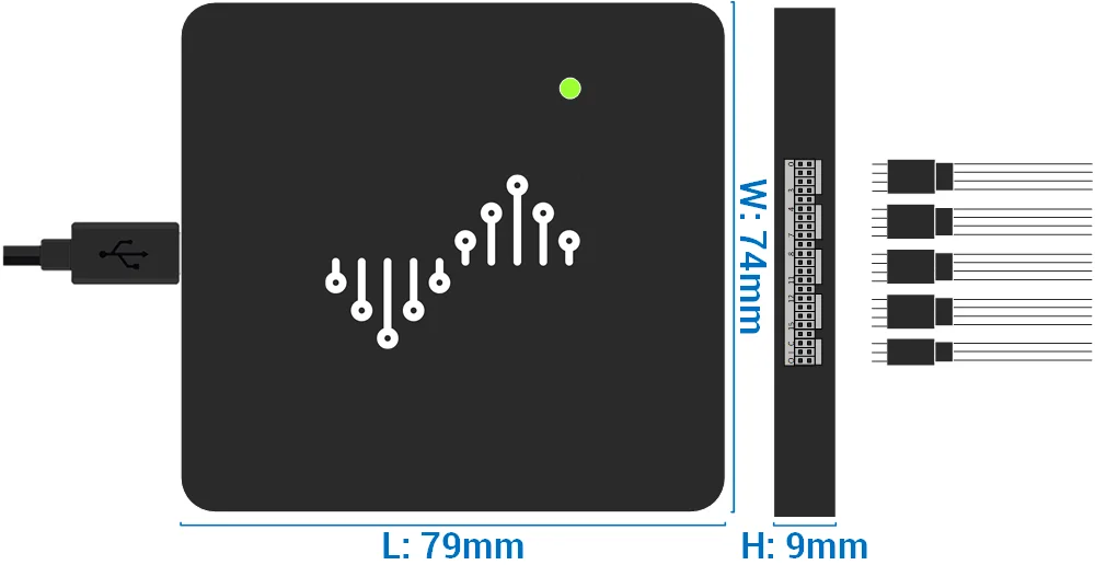 Original DSLogic U3Pro16/32 16-CH DSLogic Series USB-based Logic Analyzer 1GHz Sample Rate USB 3.0 Bandwidth 5Gbps Maximum