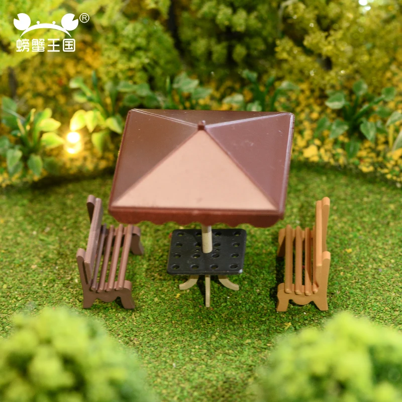 2 Stuks 1:75 1:100 1:150 1:200 Tuin Parasol Park Paraplu Modelspoor Accessoires Miniatuur Landschap Plastic Ambachtelijke Ornament