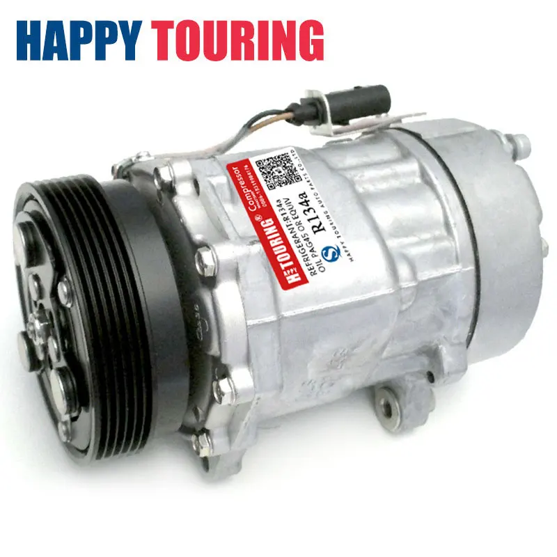 

Sanden sd7v16 AC Compressor For SEAT LEON / TOLEDO / SKODA OCTAVIA 1996-2010 1J0820803A 1J0820803AX 7M3820803A 7M3820803B