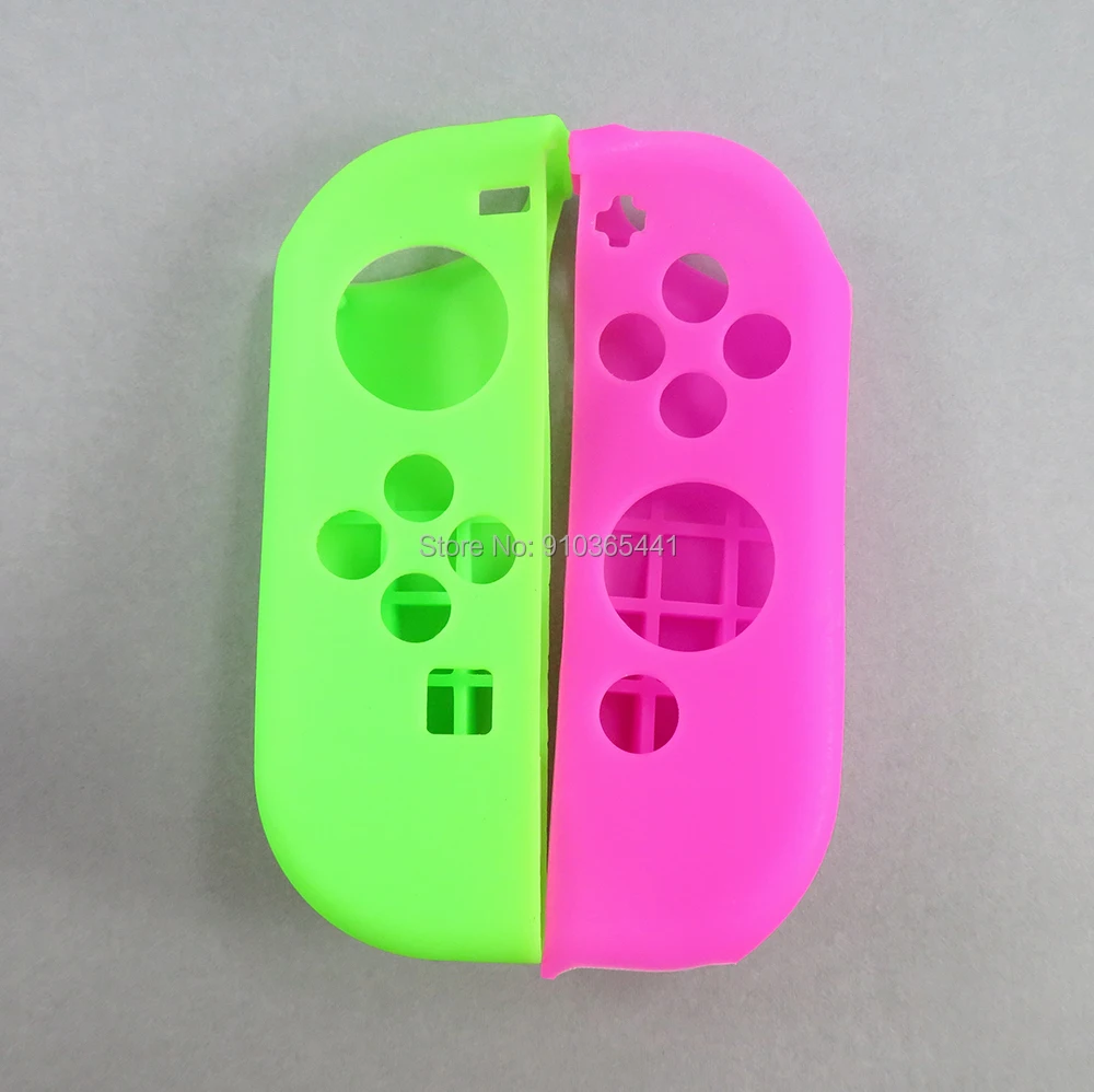 10 セット/ロット新しいソフトシリコンケース Nintend スイッチ NS コントローラ保護カバーシリコンケース NS スイッチ