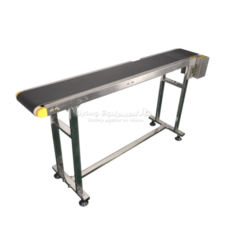 Imagem -04 - Impressora Transportadora a Jato de Tinta da Mini Correia para o Alimento Que Bebe o Stiker 1000 mm Única Máquina de Correia Transportadora Elétrica
