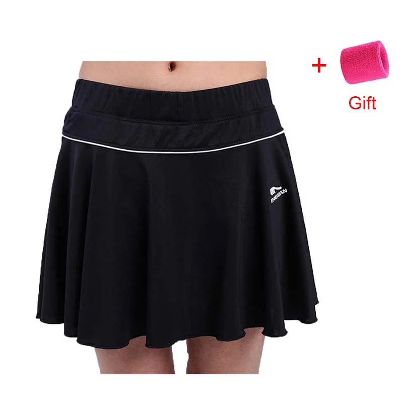 Women's Summer Sports Skorts Female Skirt Plus Size Badminton Skort Tennis Fitness Skirts with Safety Shorts for Girls