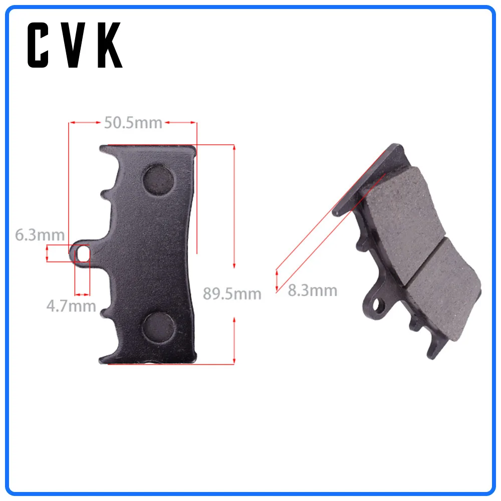 CVK 1 Set High Quality Brake Pads Disks Shoes Front And Rear For KAWASAKI X ZX600 Zx6r ZX-6R 600 E1-E5 ( Ninja ZX6 ) 1993 - 1997