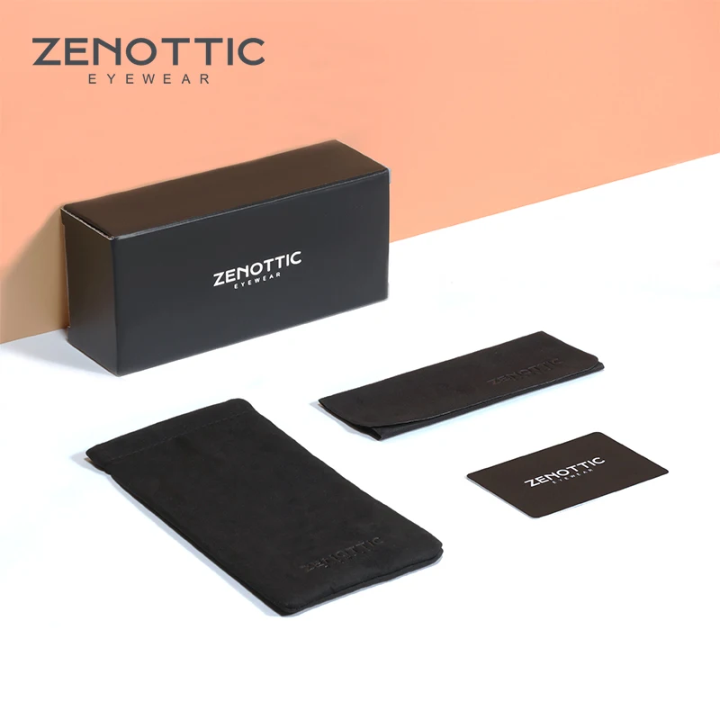 نظارات كمبيوتر معدنية مضادة للأشعة الزرقاء من ZENOTTIC للرجال بإطار مسدس نظارات بصرية على طراز الأعمال وقصر النظر نظارات للألعاب