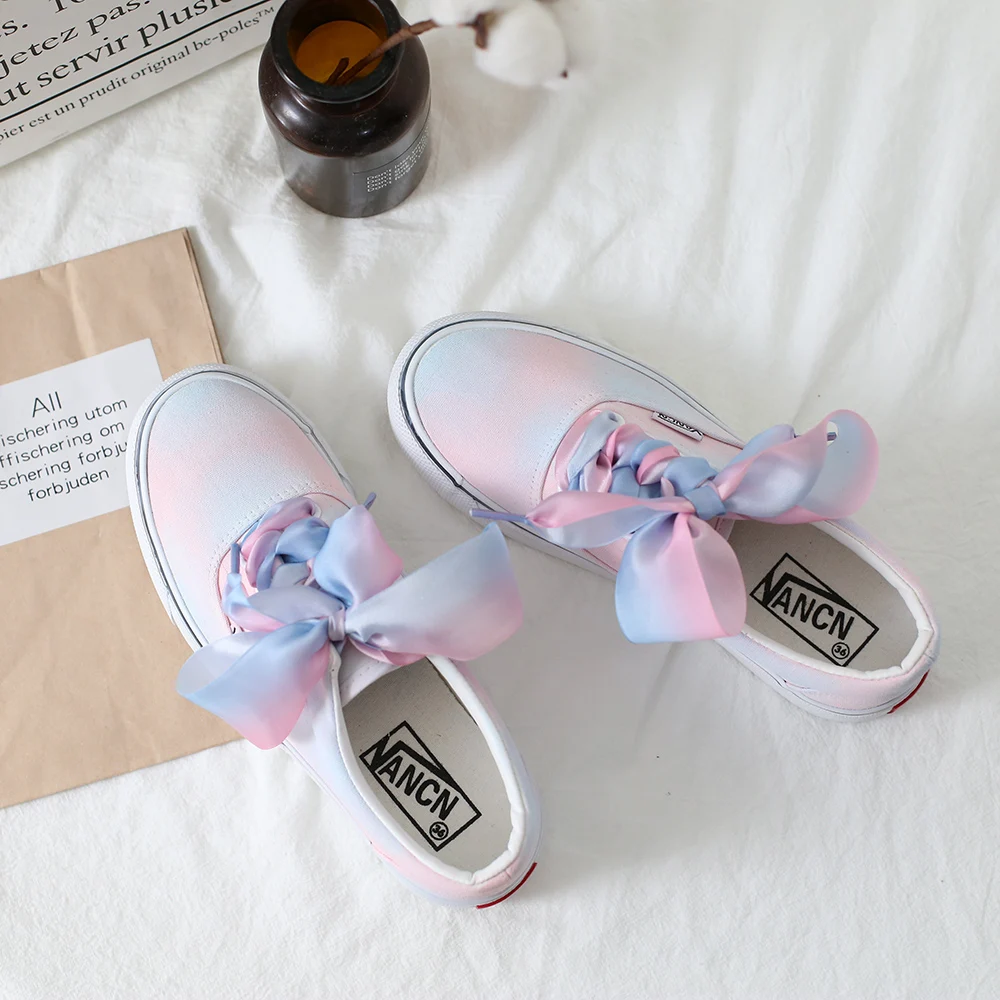 Japanese ribbon espadrilles sneakers student casual flats JK Uniform Lolita Shoes jk  kawaii princess kawaii shoes vintage lace