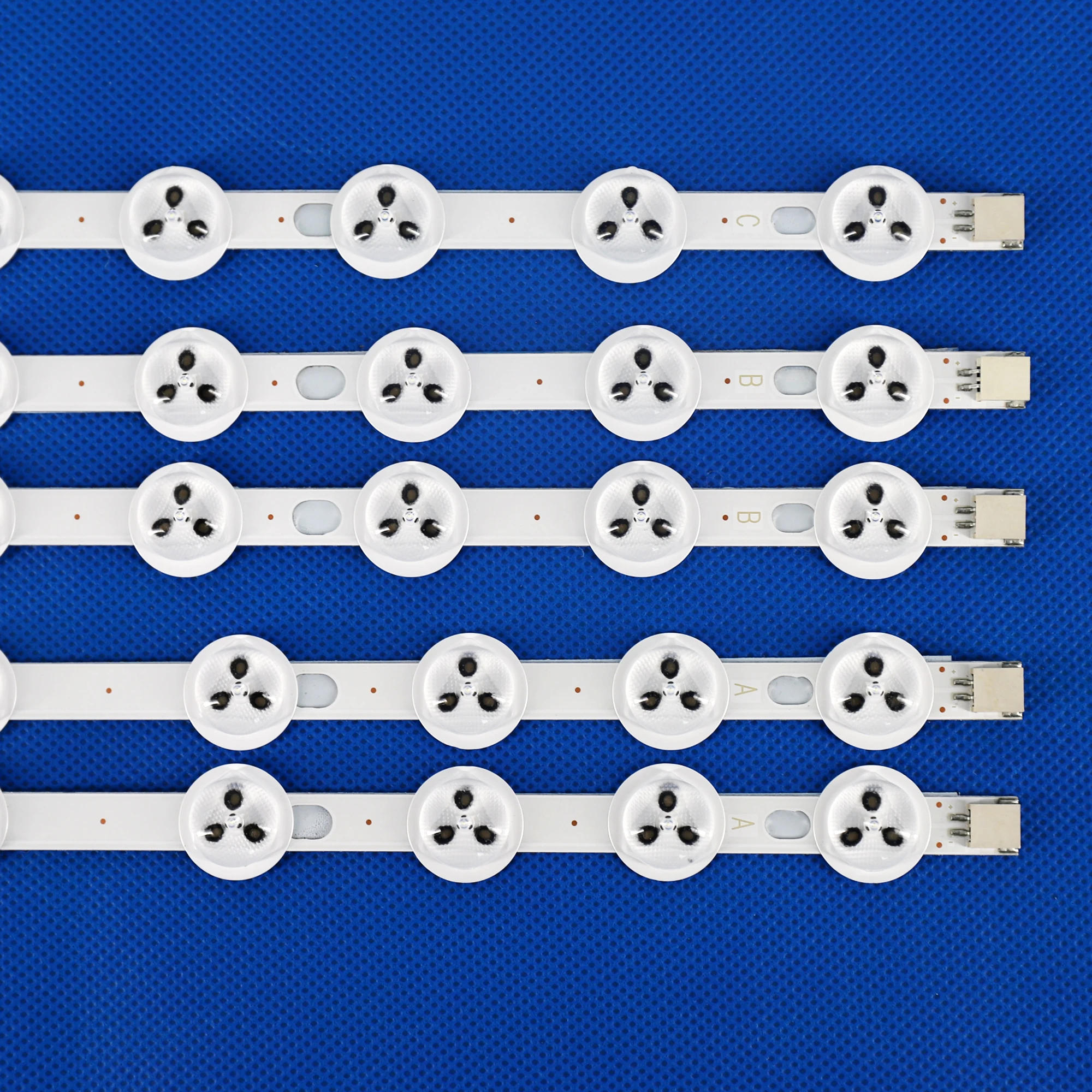 Tira de luz de fundo LED para TOSHIBA 40L3433DG VESTEL VES390UNDC-01, VES400UNDS-01, VES400UNDS-02, 40 polegadas, 39 polegadas, NDV REV1.0, ABC, novo, 10PCs