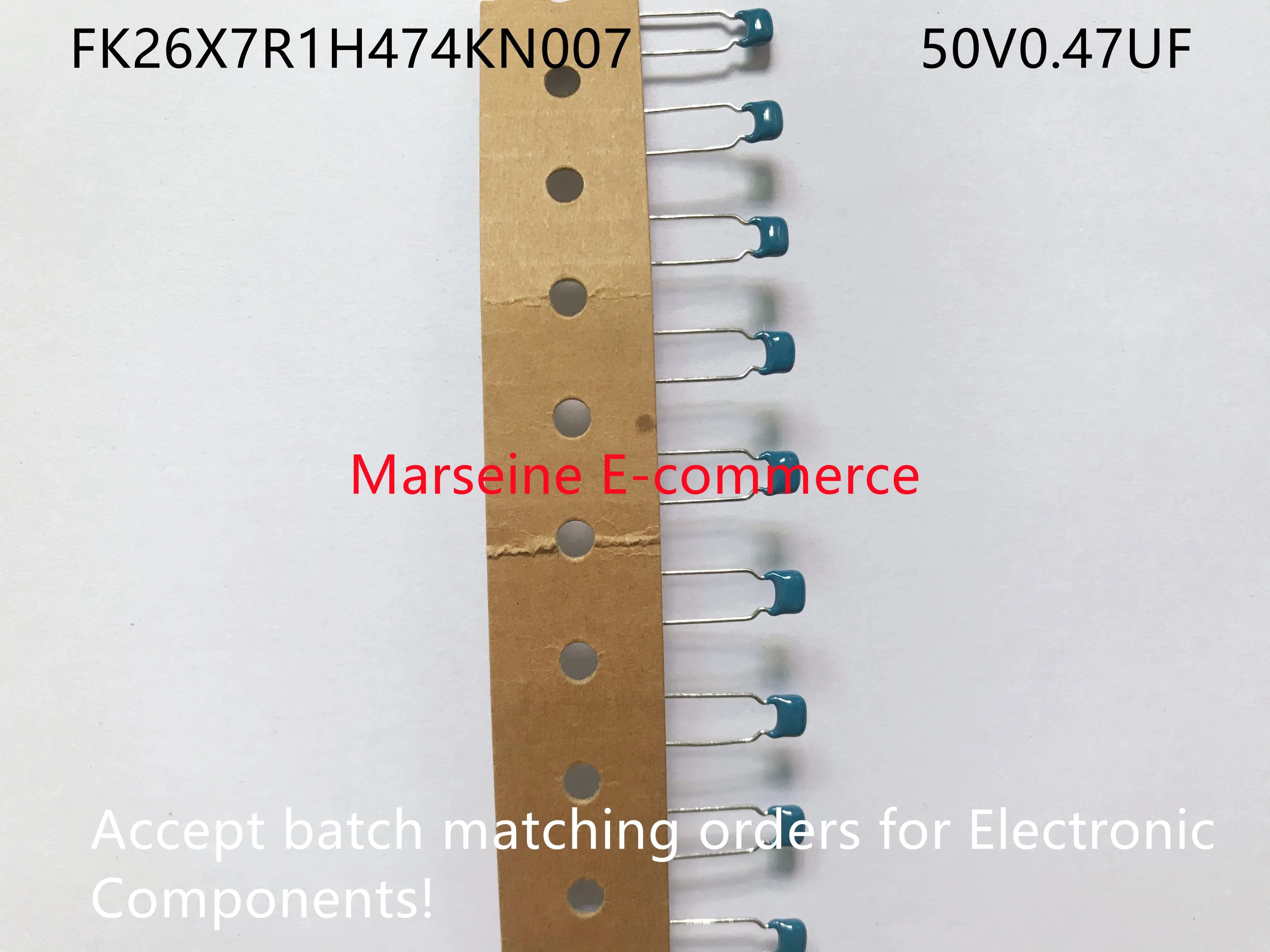 Original New 100% FK26X7R1H474KN007 50V0.47UF 470NF X7R 10% ceramic monolithic capacitor 5*4*3mm P=5.08MM (Inductor)