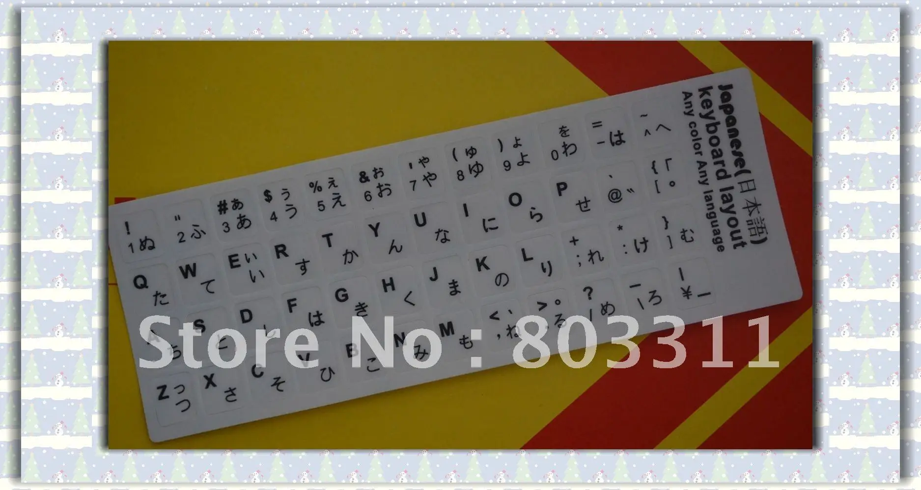 Good quality + New products :JP Languange keyboard sticker ,laptop keyboard cover (Japanese language)