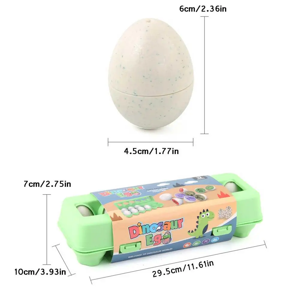 12pçs brinquedos educativos montessori de aprendizagem de matemática, jogo de quebra-cabeça 3d de ovo correspondente para crianças, brinquedos populares, ferramentas de formato misto