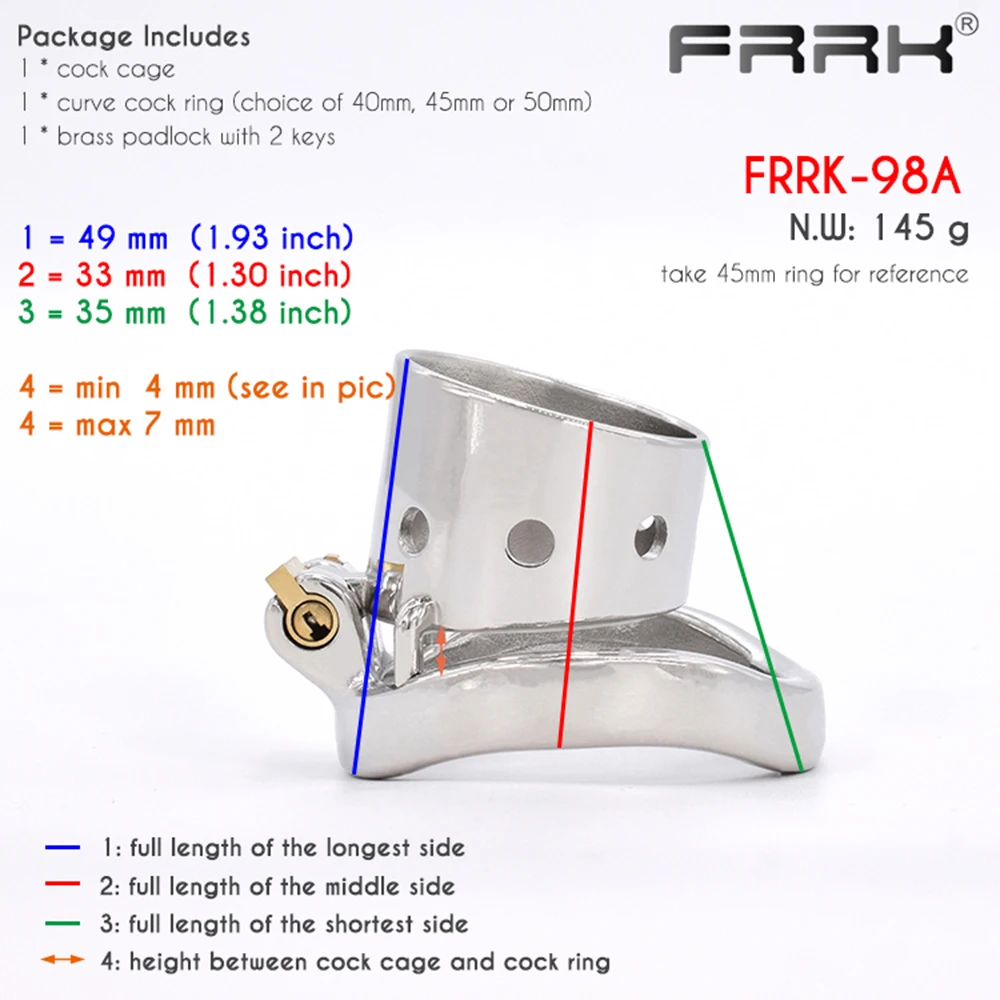 Стальной пояс верности FRRK с клеткой для пениса для пар, кольца БДСМ, легко носить, ремень верности на устройстве бондажа