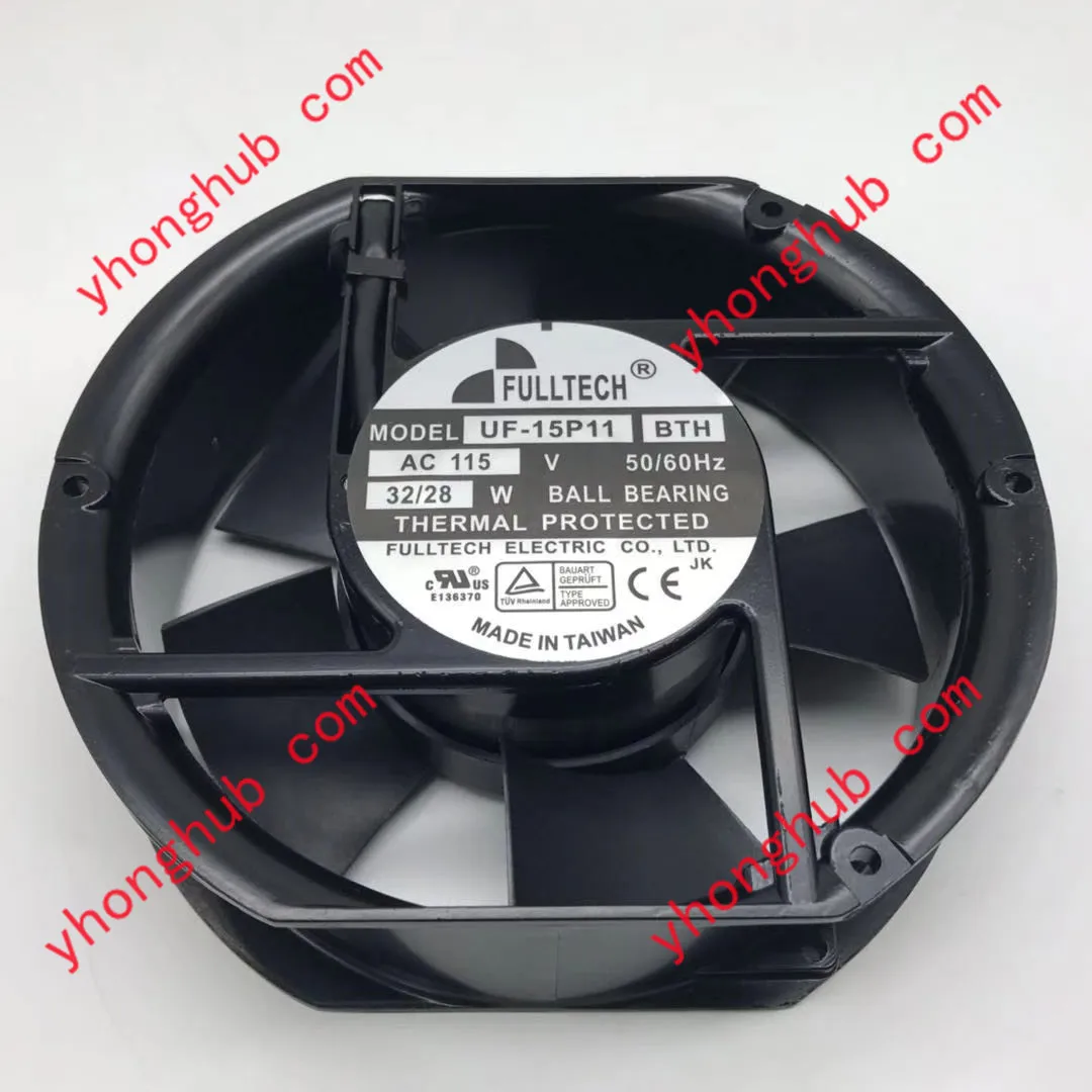 

FULLTECH UF-15P11 BTH AC 115V 32/28W 2-piece 172x172x50mm Server Cooling Fan