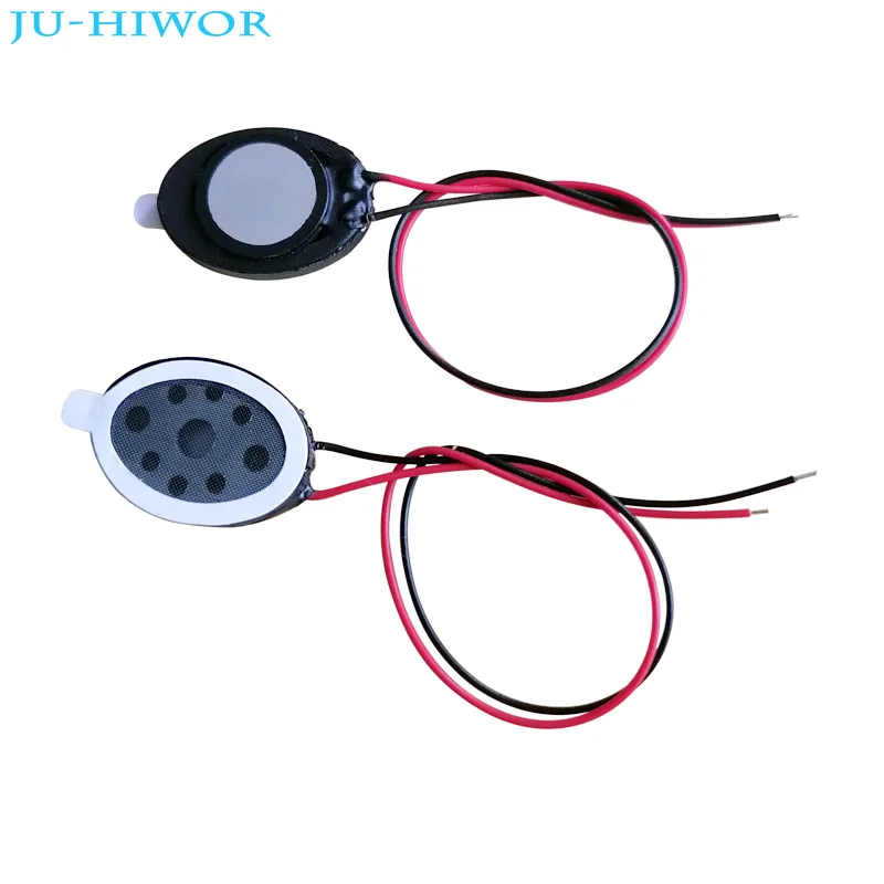 

Acoustic Speaker 1813 1318 Oval Tablet Phone MP3 Loudspeaker 1W 8 Ohms Height 4MM With Wires DIY Audio Accessories