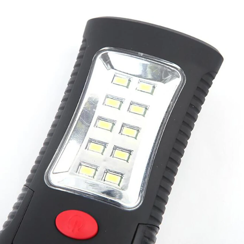 1Pc COB/LED lampade da lavoro a luce magnetica con gancio, luci da trekking da campeggio all'aperto portatili illuminazione della lampada di emergenza della torcia elettrica