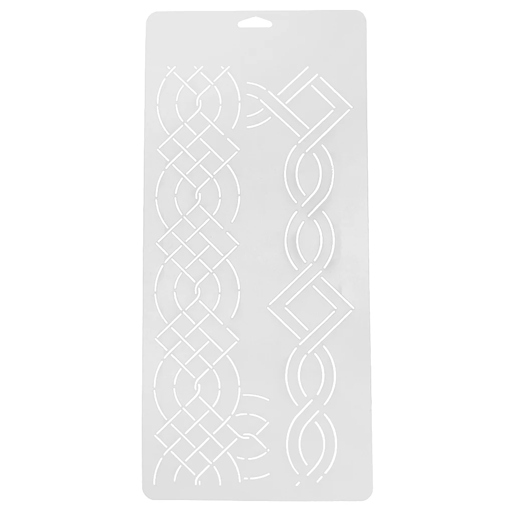 Drawing Template Stencil For Quilting Embroidery Patchwork Sewing #7