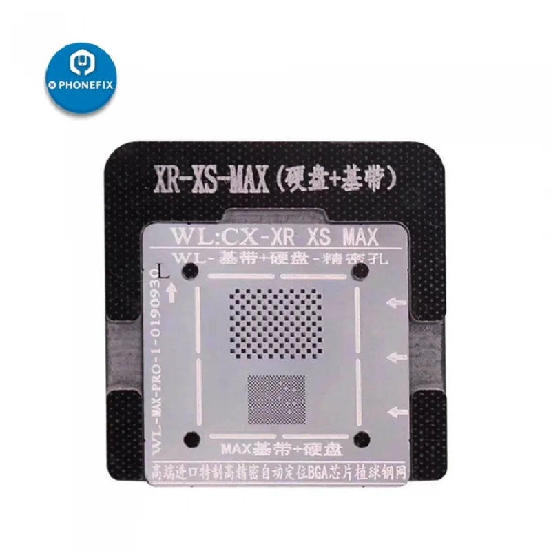 NAND Flash بغا الاستنسل rebيعادل مع قاعدة الألومنيوم المغناطيسي ، WL 0.1 مللي متر ، آيفون X 11 12 برو ماكس 13 14 ، عالية الجودة