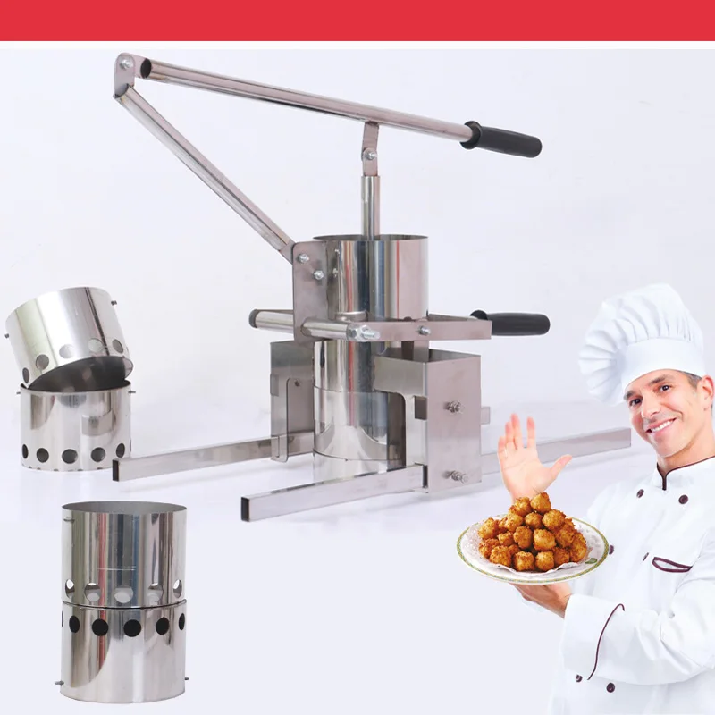 Popular commercial hand pressure fish ball forming machine/manual vegetable ball extruder manual meatball machine