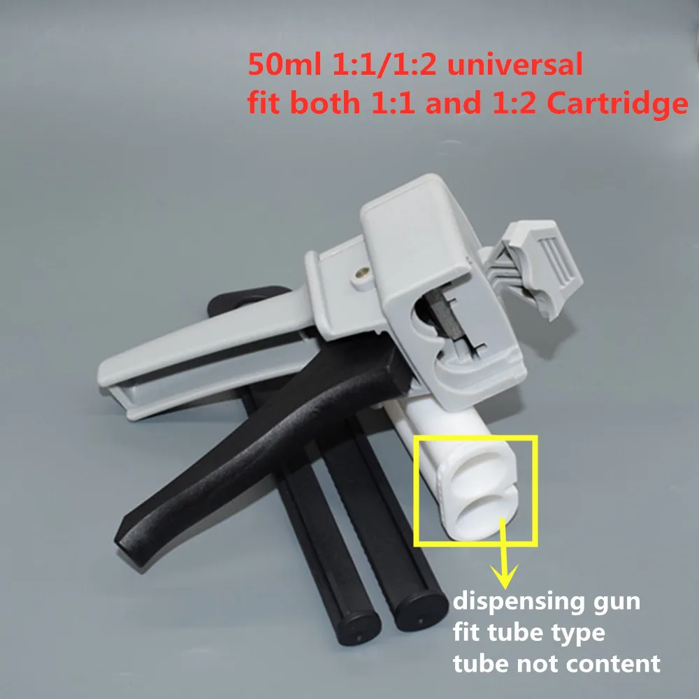 50ml 75ml Kartuschenpistole 1:1 1:2 2:1 10:1 1:10 Manuelle Epoxid-Applikatorpistole 30cc 55cc Klebstoff AB Klebepistolen – Detail 7