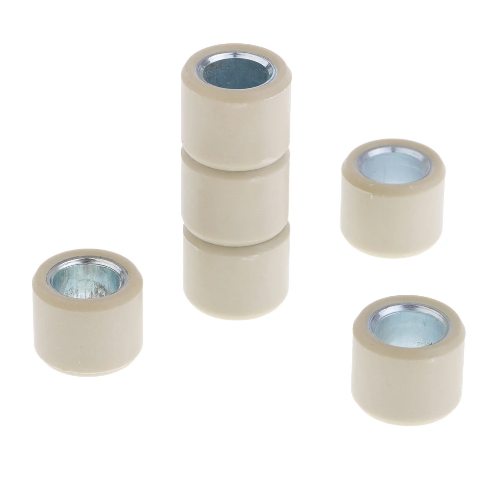 6 Pieces Variator Rollers Roller Weights 6.5g 16x13 For GY6 50CC 80CC Engine Scooter