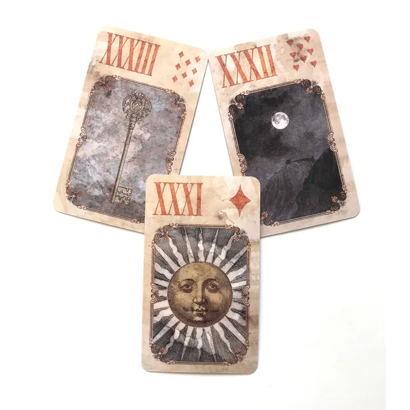 Lothrop Lenormand Oracle Card Divination Tarot Entertainment Party Cards Board Game Tarot And A Variety Of Tarot Options