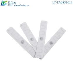 Etiqueta RFID de tela lavable, etiqueta Flexible UHF resistente al calor, UHF, Hotel, lavandería, pasiva, 100 Uds.