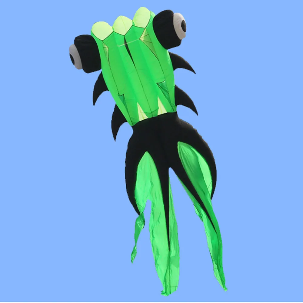 Nuovo arrivo 9m aquilone pesce rosso per audlts 37 metri quadrati 3D grande enorme grande solido morbido gonfiabile spettacolo aquiloni