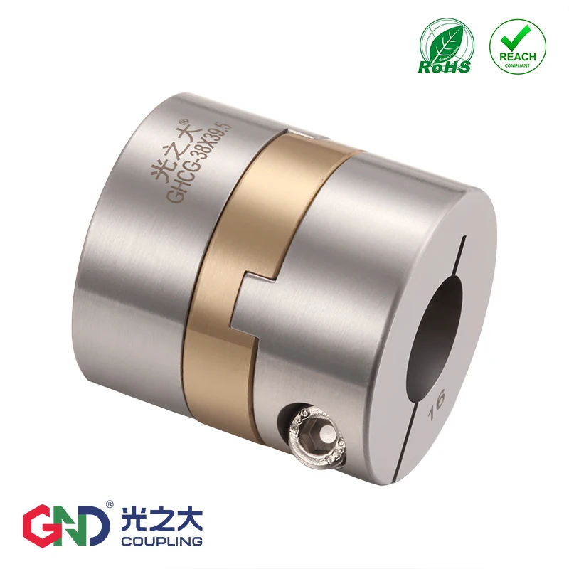 GHCG Stainless Flexible Coupler 5mm 8mm High Torque Oldham Clamp Series Not Jaw Spider CNC Shaft Coupling