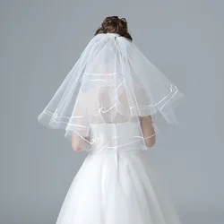 1.5M Long White/Ivory Wedding Veil Short One Layer Bridal Veils Soft Tulle Head Veil Wedding Accessories