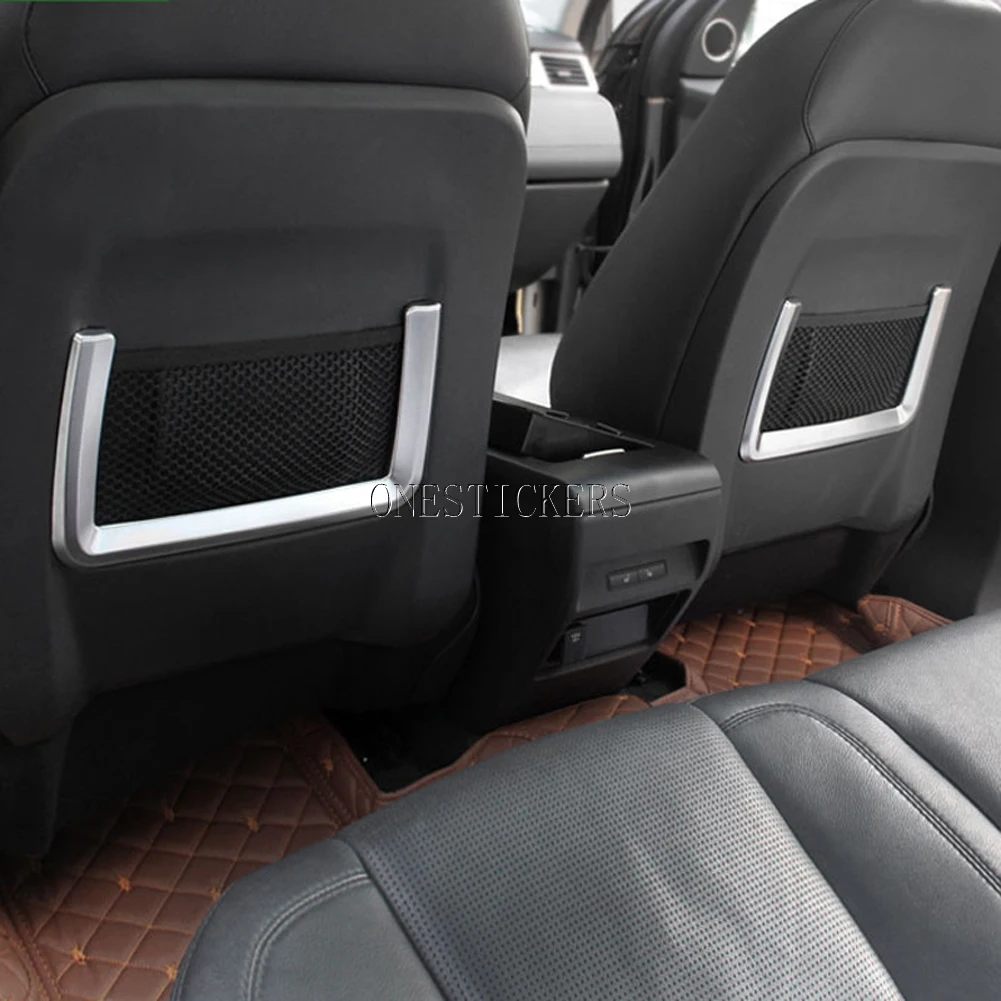 For Land Rover Range Rover Evoque Sport L494 Discovery Sport Car Accessories Seat Back Net Pocket Trim Cover Decorative Frame
