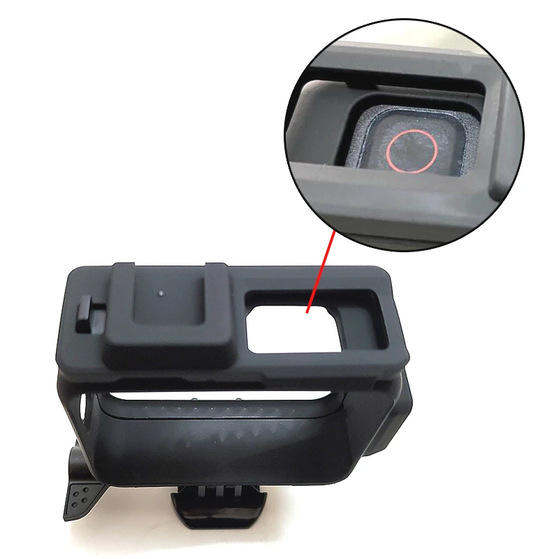 Защитный чехол-рамка для GoPro Hero 10, 9, черный двойной башмак с застежкой и винтовой границей для камеры Go pro 9