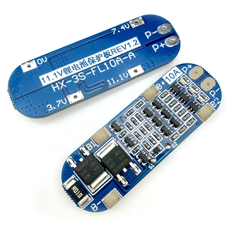 3S 10A Li-ion Lithium Battery 18650 Charger Protection Board 11.1V 12.6V
