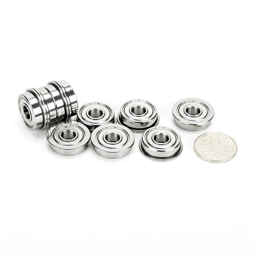 SF608ZZ 8*22*7มม.5Pcs ABEC-7 440C Roller หน้าแปลนสแตนเลส SF608Z SF608 Z ZZ ตลับลูกปืน