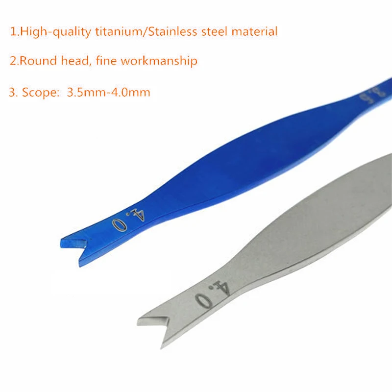 Kleszcze do mocowania powiek Braunstein 3.5-4.0, tytanowo-stalowe, chirurgiczne, do użytku medycznego