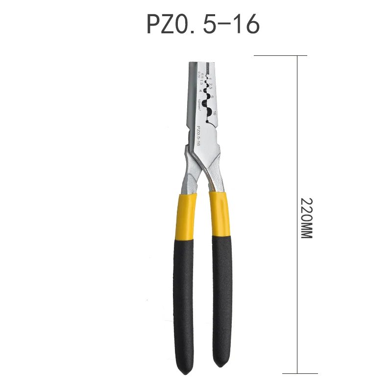 PZ0.5-16/PZ1.5-6 Crimper Plier Tool Mini Plier 0.5-16mm 1.5-6mm Cable End-Sleeve Crimper Tools Wire Cutting Pliers AccessorIes