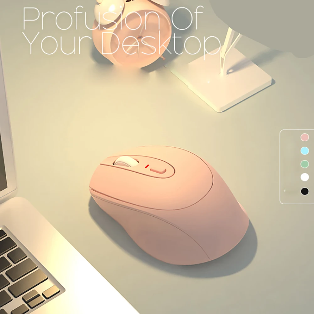 Mouse ergonômico sem fio bluetooth, Mouse de computador silencioso, Mouse PC portátil