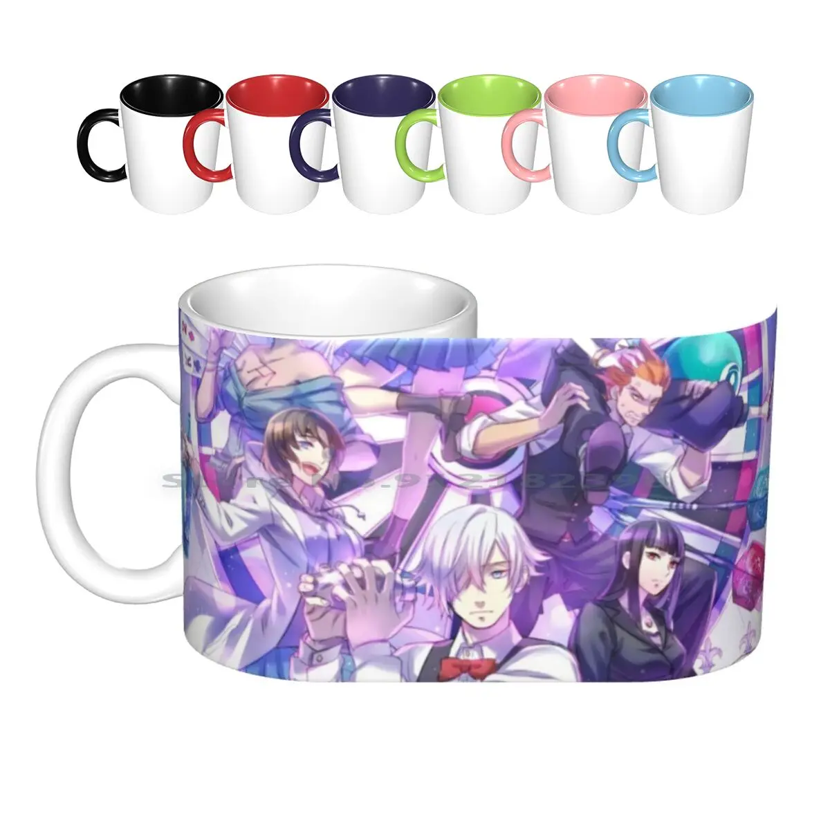 Death Parade Anime Poster Ceramic Mugs Coffee Cups Milk Tea Mug Deathparade Death Parade Anime Cartoon Deathnote Death Note