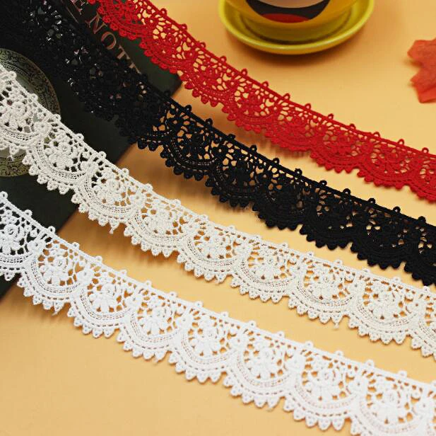 1Yard Width:3cm Cotton Water Solubility Lace Purified Cotton Embroider Lace Sewing Products Garment Accessories(ss-2130)