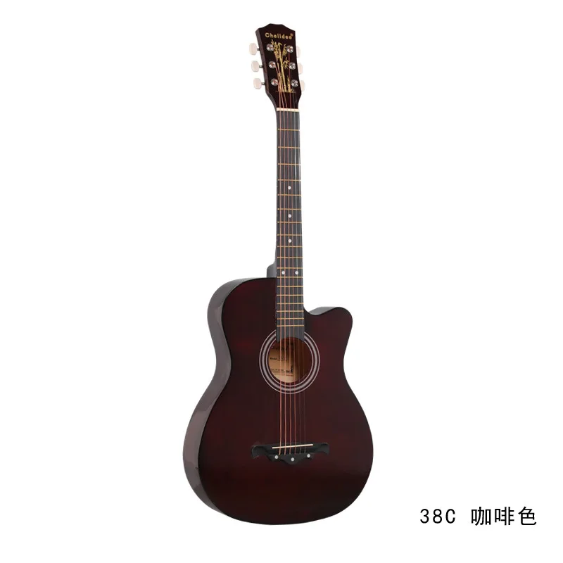 Guitar 38 Inch Folk Song Beginners Beginners Practice Student Guitar Can Be Customized