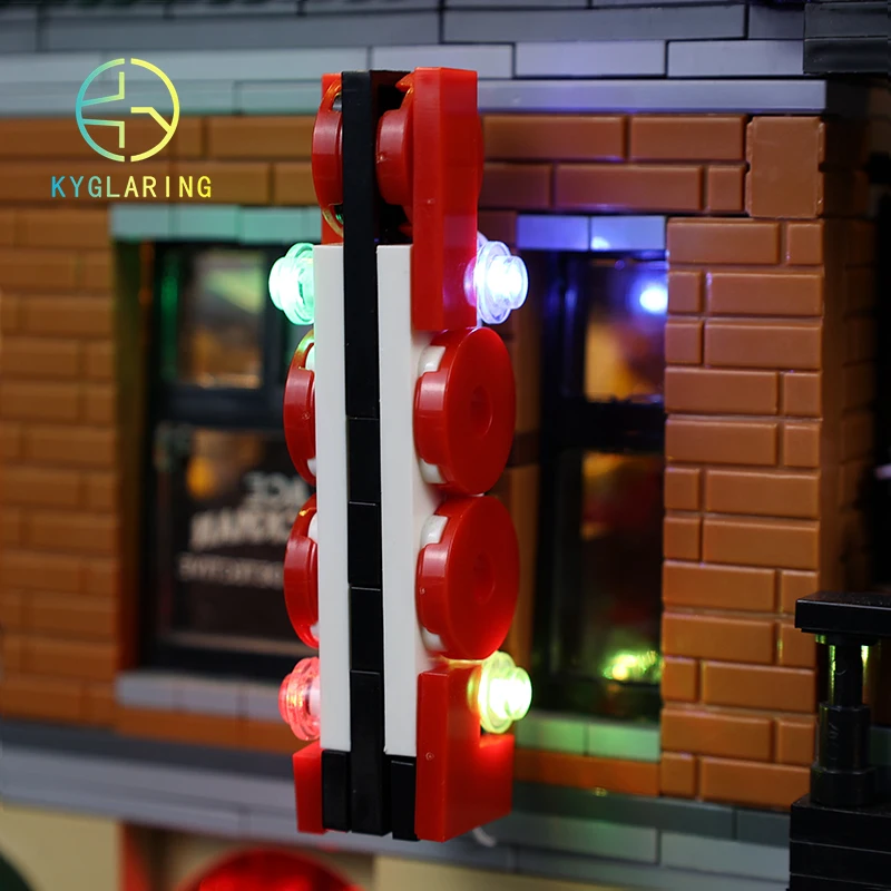 Kyglaring Led Lighting Set DIY Toys For Creator 10246 Detective\'s Office Blocks Building