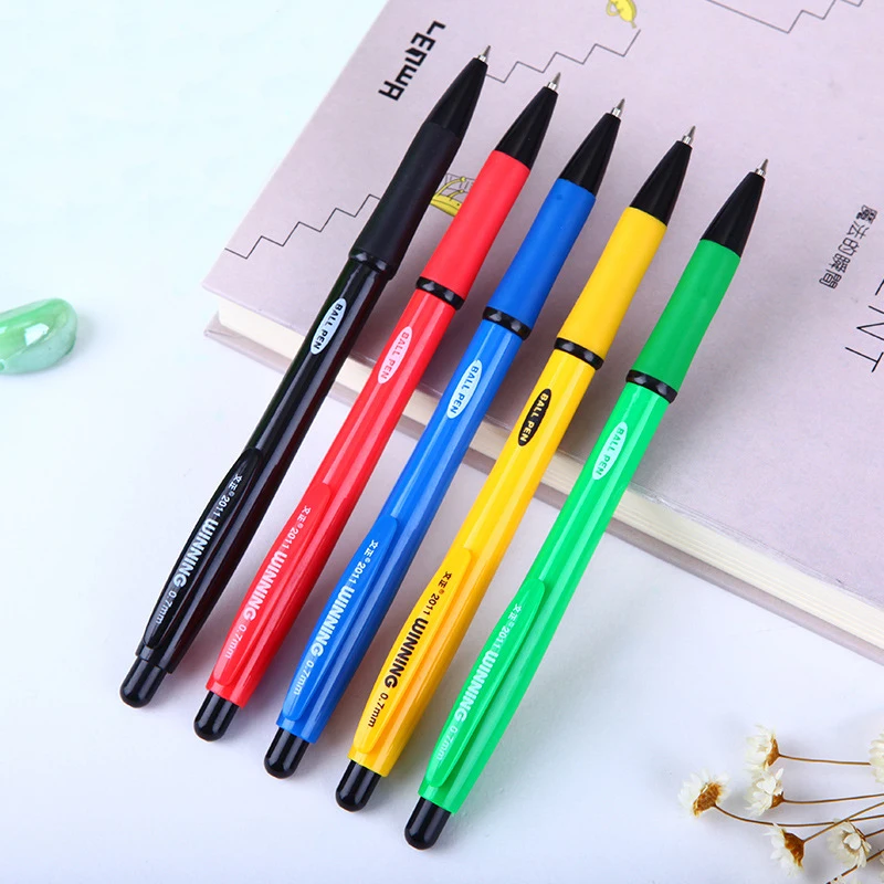 

80Pcs 0.7mm Retractable Gel Pens Set Black/Blue Ink Ballpoint for Writing Refills Office Accessories School Supplies Stationery