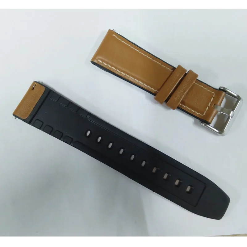 Leather band for Samsung Galaxy watch 3 45mm/46mm/42mm/Active 2 Gear S3 Frontier 20mm/22mm bracelet Huawei GT/2/2e strap 46 mm