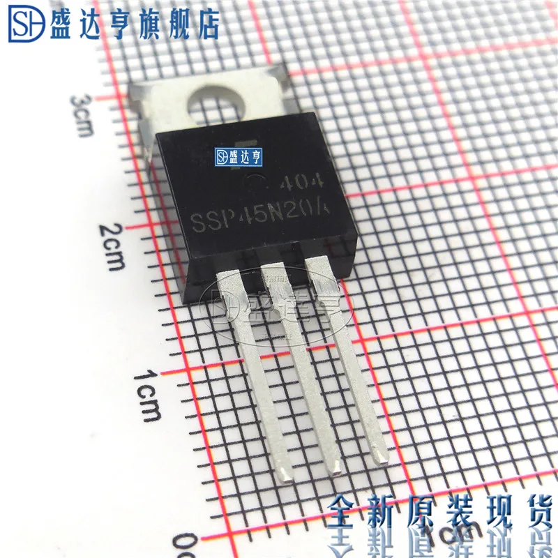 10Pcs/Lot SSP45N20A 45A 200V TO220 DIP MOSFET Transistor   NEW Original In Stock