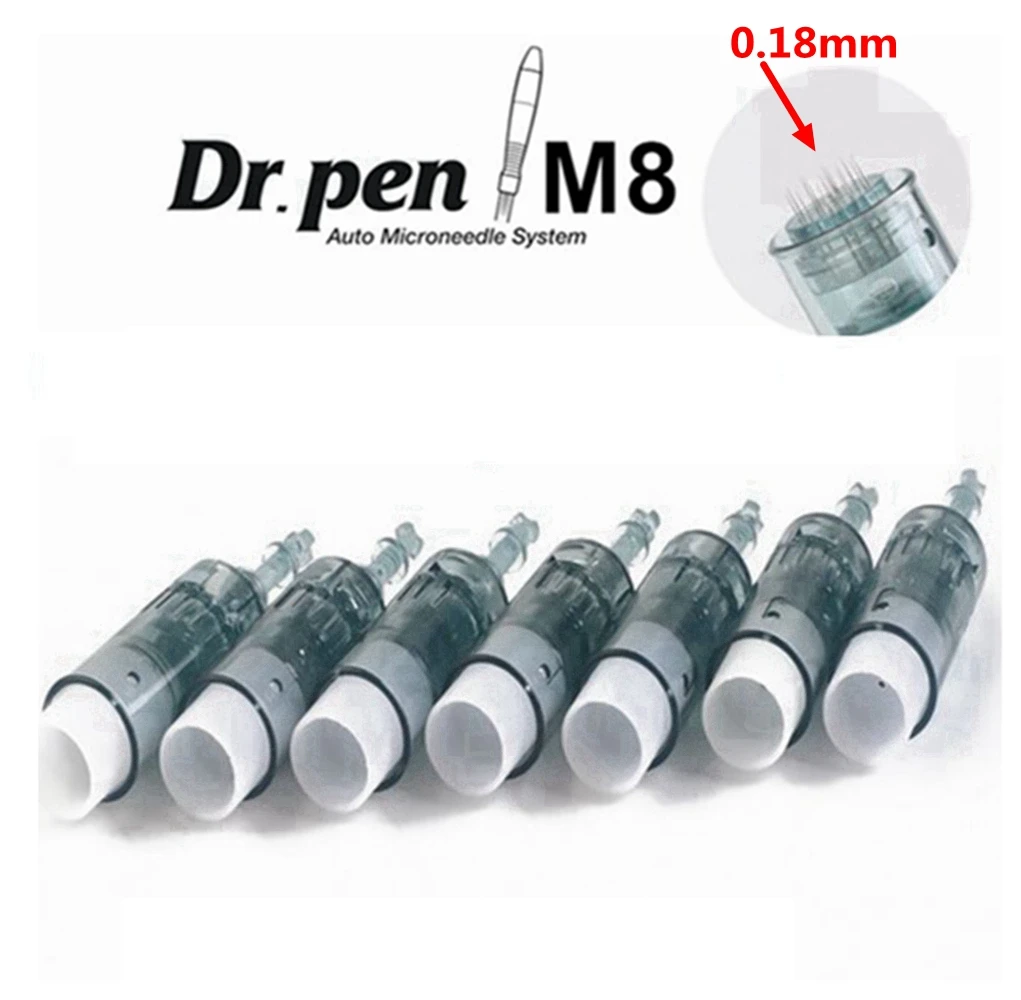 Lot de 10 baïonnettes de rechange pour le Dr Pen M8, compatible avec les modèles 11/16/24/36/42