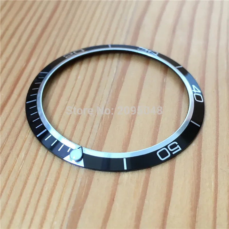 30.8-37.8mm aluminium bezel for OMG Ome ga Seamaster automatic watch