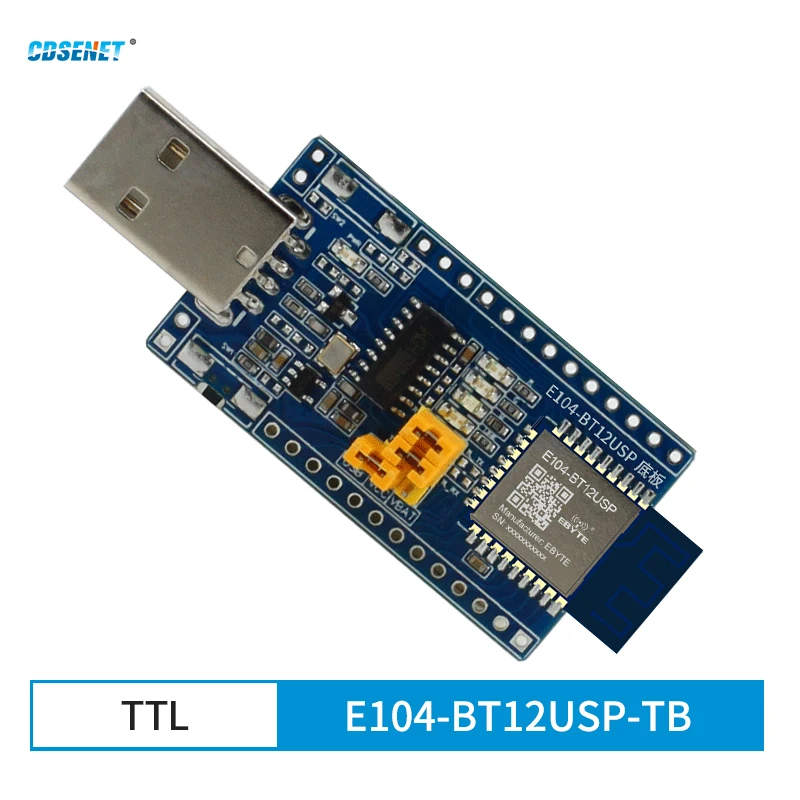 TLSR8253F512 Blue-tooth BLE Test Kit Sig Mesh V1.0 Standard 10dBm 2.4GHz UART SMD USB E104-BT12USP-TB Tset Beta CDSENET