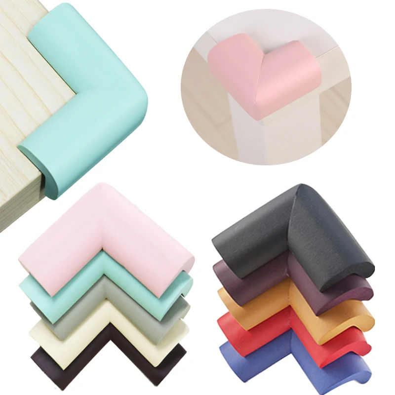 4 pcs/bag Safety Corner Furniture Protector Strip Soft Edge Corners Protection Guards Cover