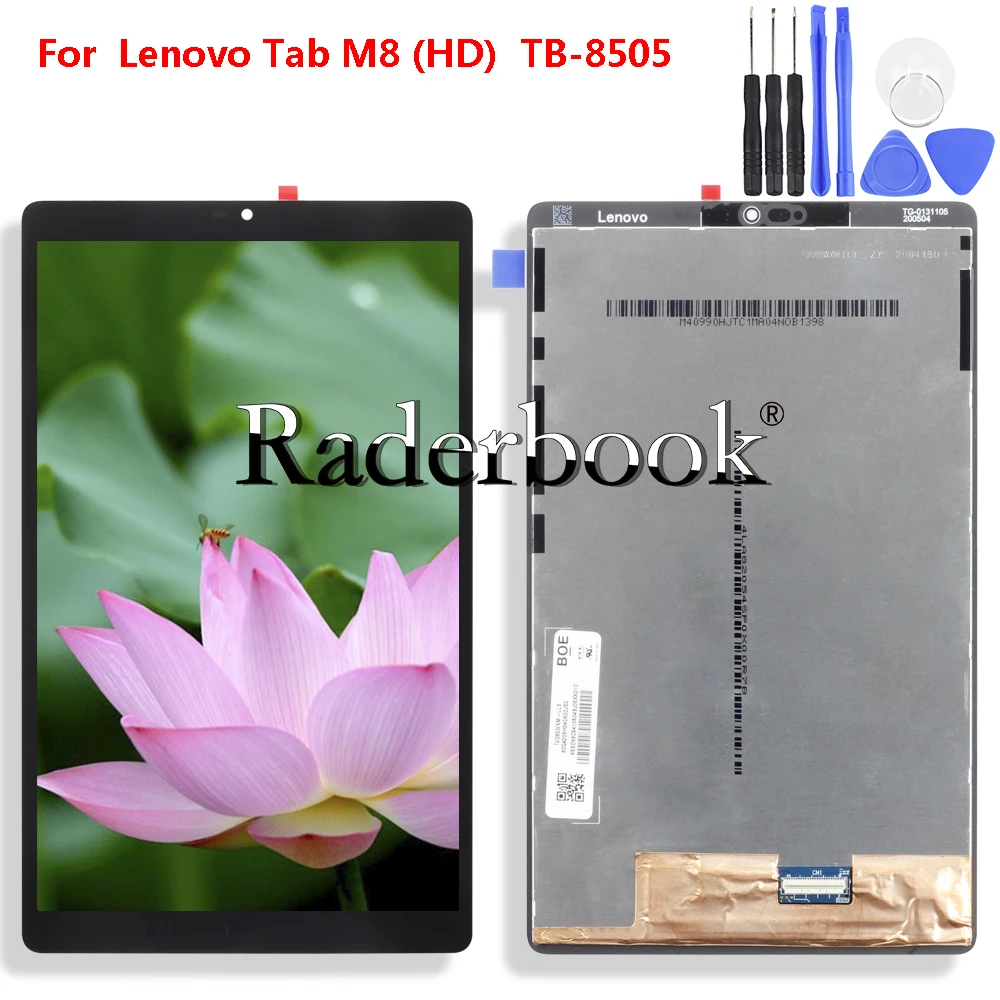 8' Inch'' LCD Display + Touch Screen Digitizer Glass Assembly For Lenovo TB-8505 Tablet Pc Parts