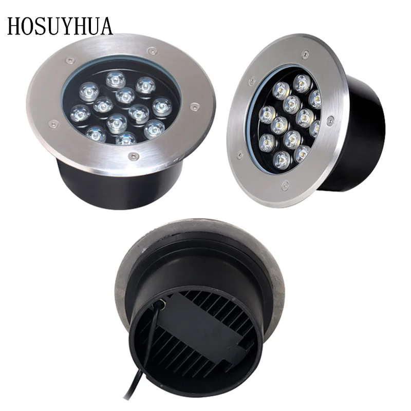 Waterproof LED Underground Light 3W 6W 12W 15W 18W 36W Outdoor Ground Garden Path Floor Buried Yard Spot Landscape 110V 220V 12V