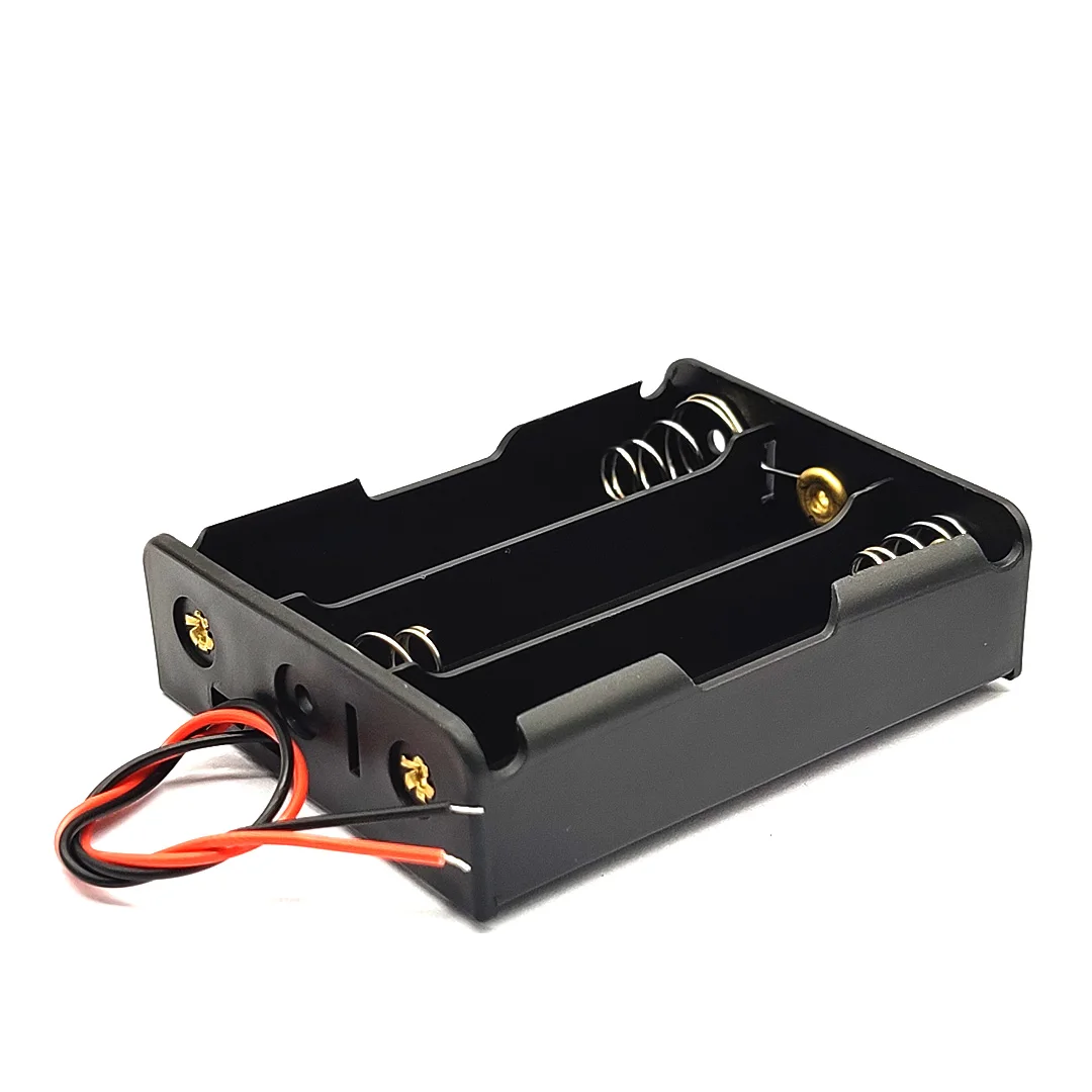 3x 18650 Series Battery Case 3*18650 Battery Box 18650 Holder With Wire Leads 3.7V Series Connection DIY